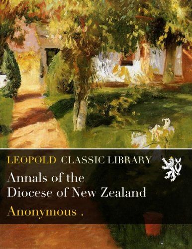 Annals of the Diocese of New Zealand