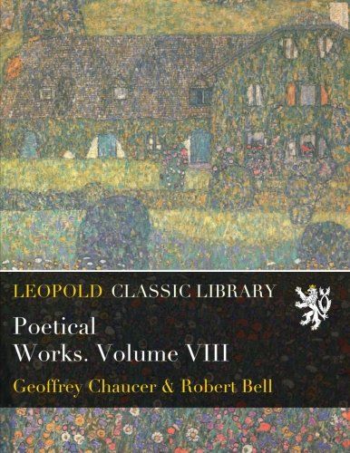 Poetical Works. Volume VIII