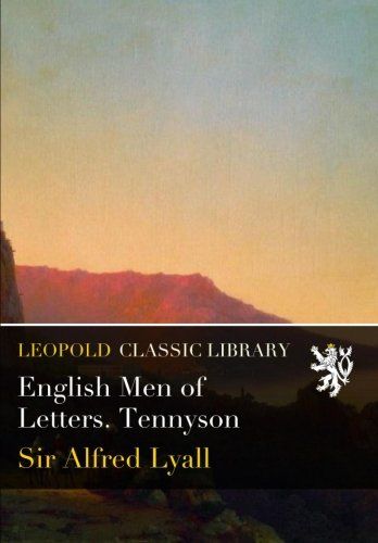 English Men of Letters. Tennyson