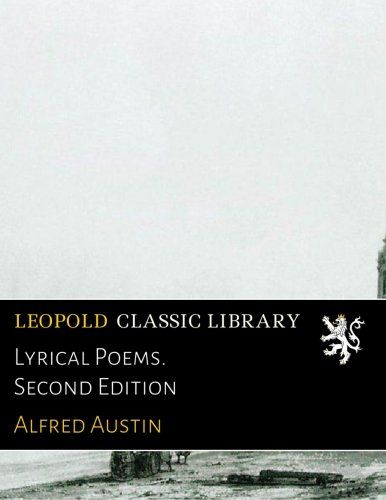 Lyrical Poems. Second Edition