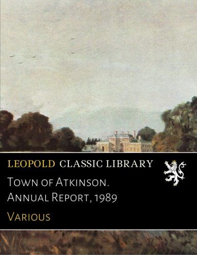 Town of Atkinson. Annual Report, 1989