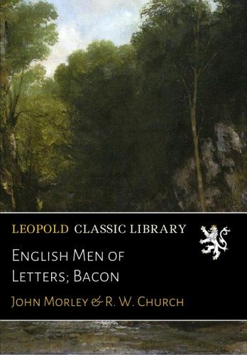 English Men of Letters; Bacon