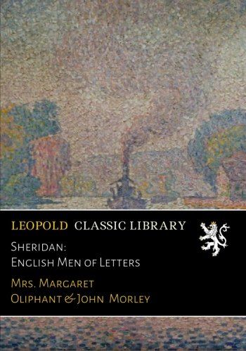 Sheridan: English Men of Letters