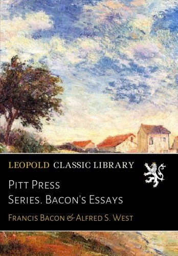 Pitt Press Series. Bacon's Essays