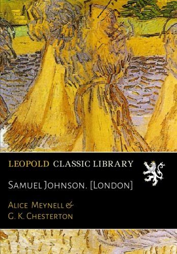 Samuel Johnson. [London]