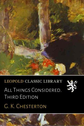 All Things Considered. Third Edition