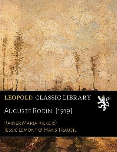 Auguste Rodin. [1919] (German Edition)