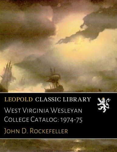 West Virginia Wesleyan College Catalog: 1974-75