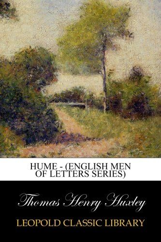 Hume - (English Men of Letters Series)