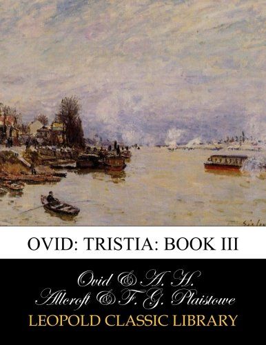 Ovid: Tristia: book III