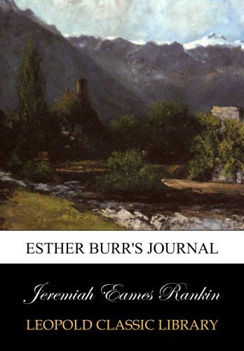 Esther Burr's journal