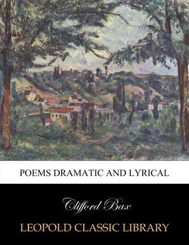 Poems dramatic and lyrical