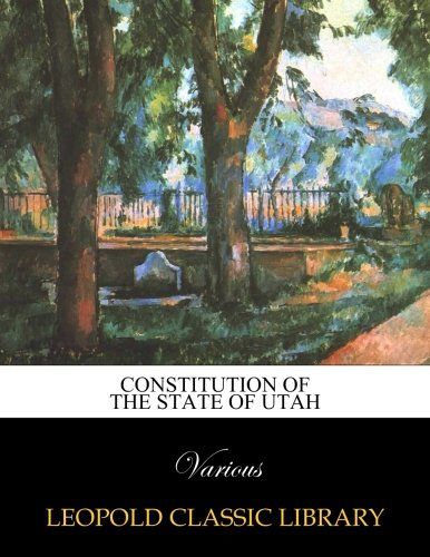 Constitution of the state of Utah