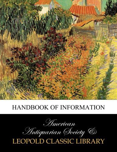 Handbook of information