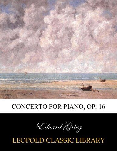 Concerto for piano, op. 16