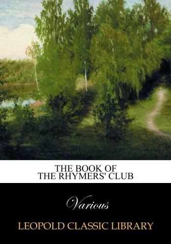 The book of the Rhymers' Club