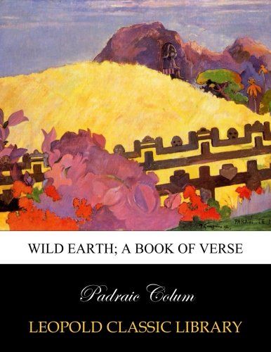 Wild earth; a book of verse