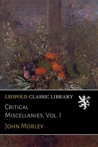 Critical Miscellanies, Vol. I