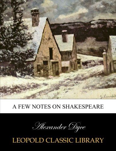 A few notes on Shakespeare