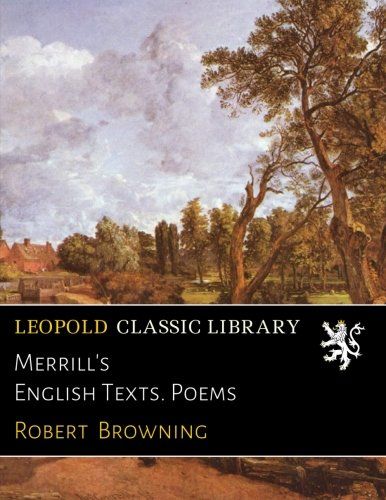 Merrill's English Texts. Poems