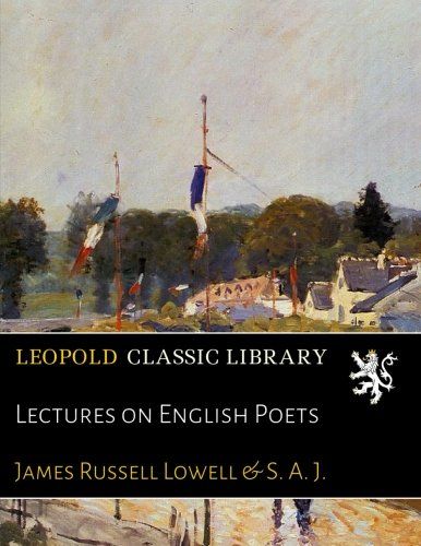 Lectures on English Poets