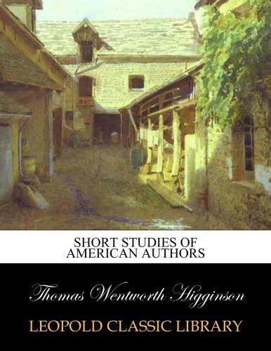 Short studies of American authors