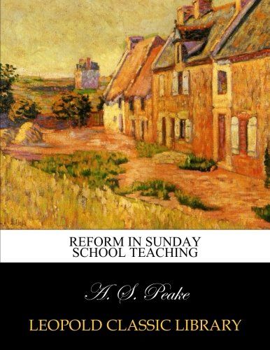 Reform in Sunday school teaching