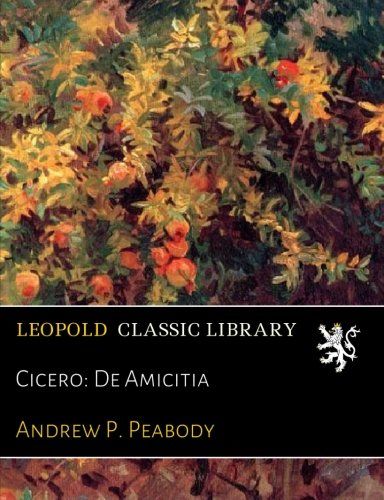 Cicero: De Amicitia