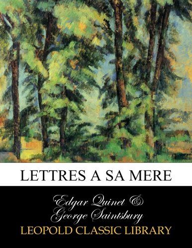 Lettres a sa mere (French Edition)