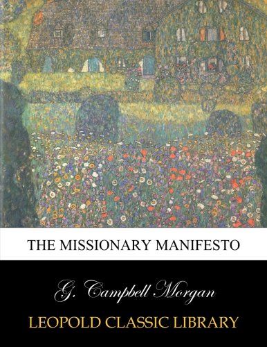 The missionary manifesto
