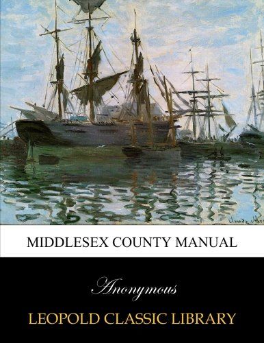 Middlesex County manual