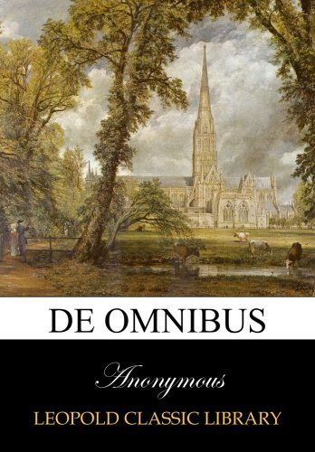 De omnibus (Latin Edition)