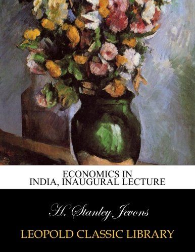 Economics in India, inaugural lecture