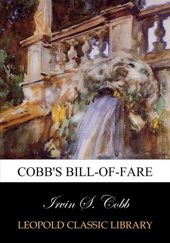 Cobb's bill-of-fare