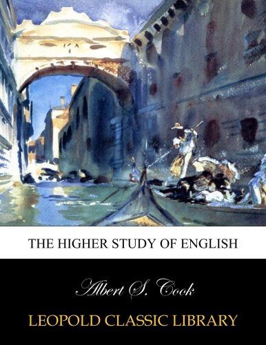 The higher study of English