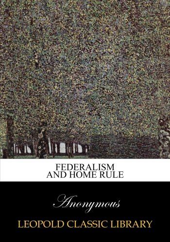 Federalism and home rule