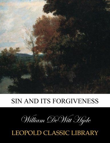 Sin and its forgiveness