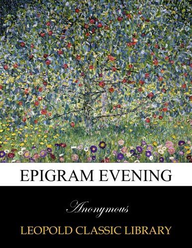 Epigram evening
