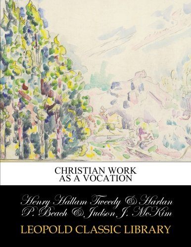 Christian work as a vocation