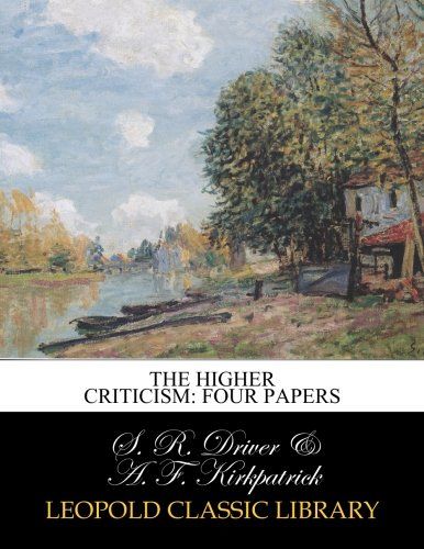 The higher criticism: four papers