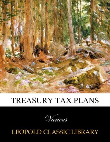 Treasury tax plans
