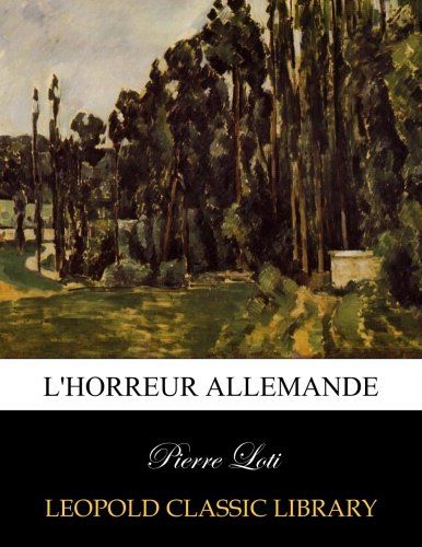 L'horreur allemande (French Edition)