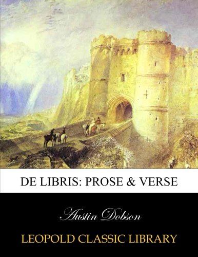 De libris: prose & verse
