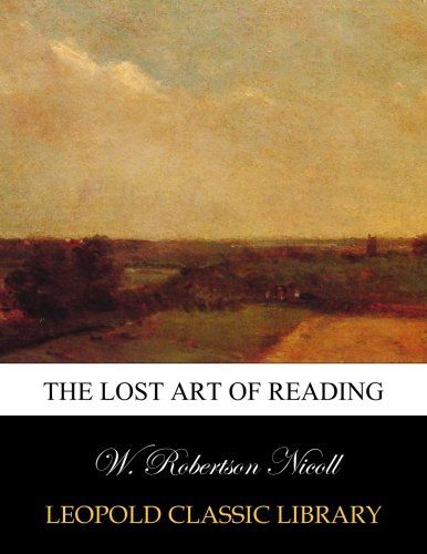 The lost art of reading