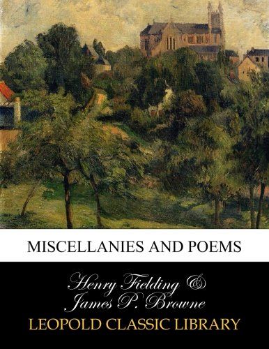 Miscellanies and poems