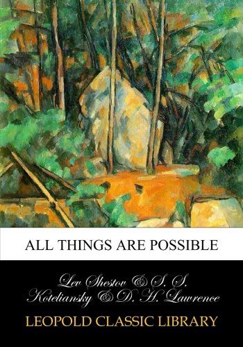 All things are possible