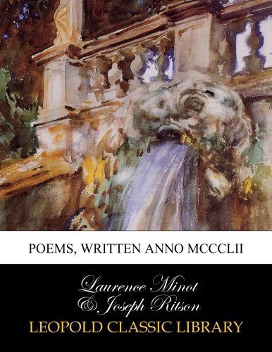 Poems, written anno MCCCLII