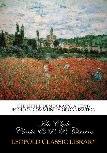 The little democracy, a text-book on community organization