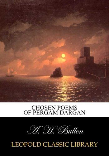 Chosen poems of Pergam Dargan