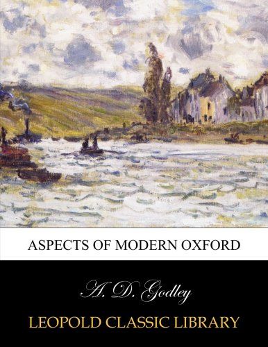 Aspects of modern Oxford